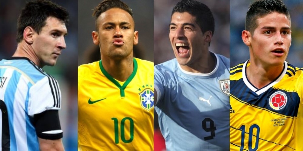 Los 10 jugadores más valiosos de la Copa América Centenario