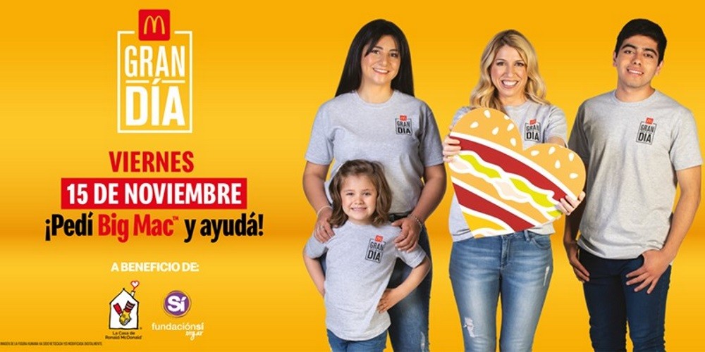 McDonald&rsquo;s suma a Mercado Pago en la venta anticipada de Big Mac para el Gran D&iacute;a solidario