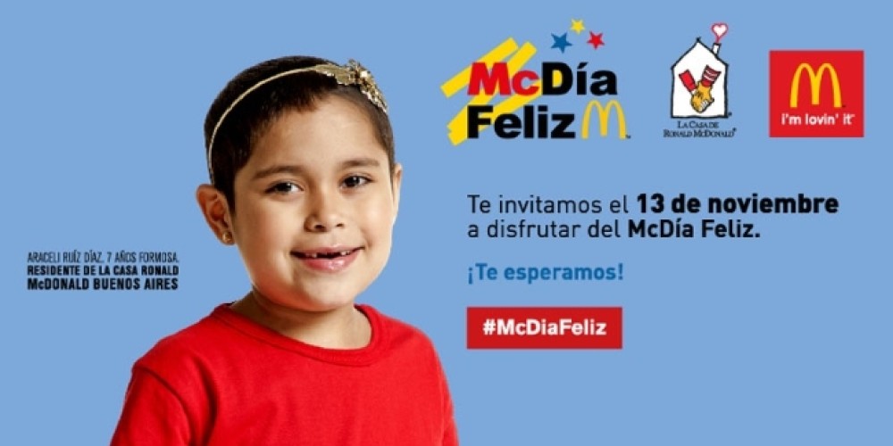 McDonald's realiza el McDía Feliz, para ayudar a La Casa de Ronald McDonald