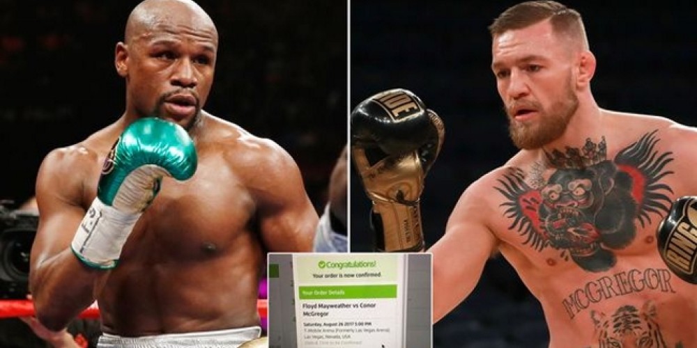Mayweather - McGregor: la pelea que ya rompe r&eacute;cords por los valores de reventa