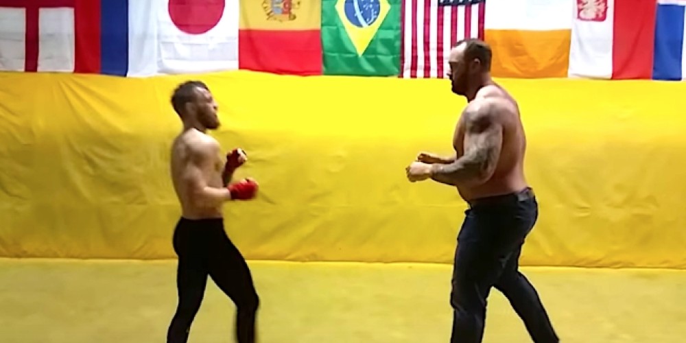 El día que McGregor se enfrentó a “The Mountain” de Game of Thrones