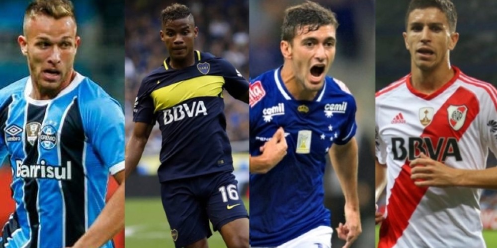 De Barrios a De Arrascaeta, estos son los 10 mediocampistas más caros de la Libertadores 2018