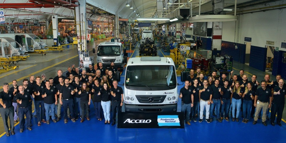 El cami&oacute;n Accelo ahora se hace en la Argentina