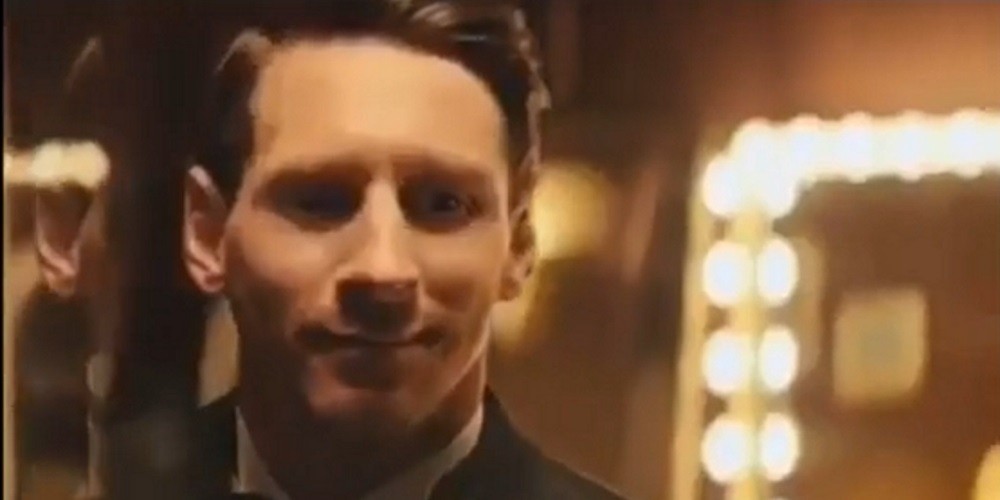 Messi, de traje y sin barba, protagoniza un nuevo spot previo a los Octavos de la Champions