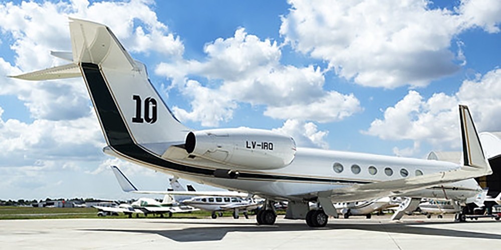 Los lujos y detalles del avión de Lionel Messi