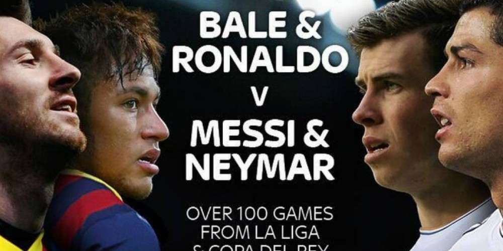 Sky Sports promociona La Liga con Messi, Neymar, Ronaldo, y Bale