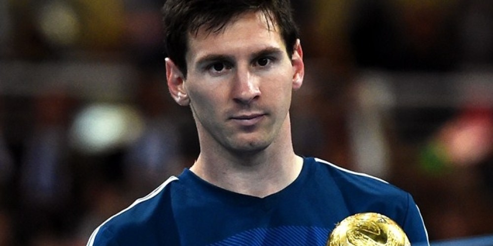 Messi, el Balón de Oro adidas de Brasil 2014