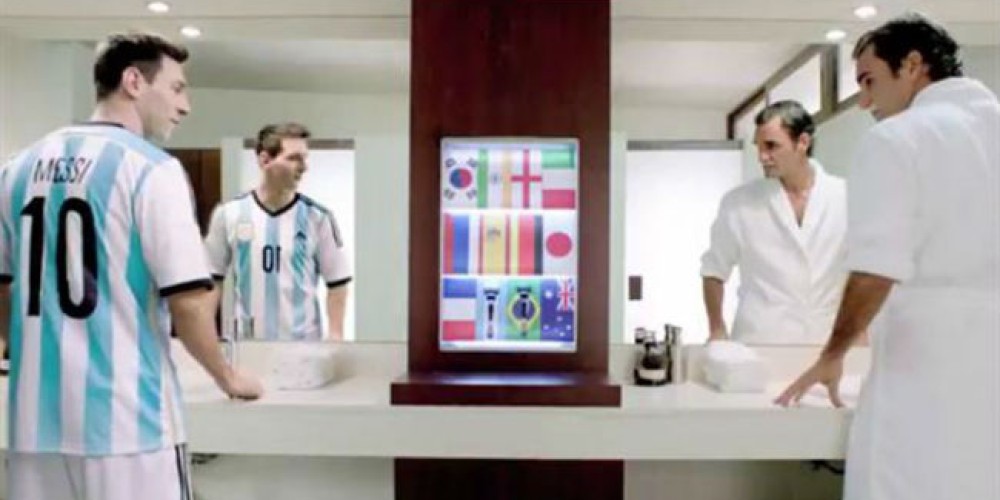 Messi vs. Federer, lo nuevo de Gillette 