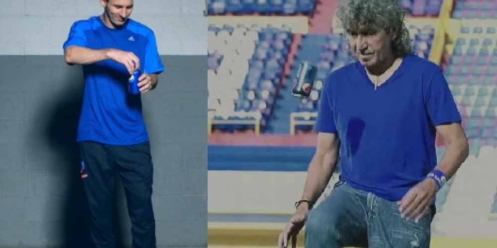Pepsi junt&oacute; a Messi y al &lsquo;M&aacute;gico&rsquo; Gonz&aacute;lez en su nuevo comercial 