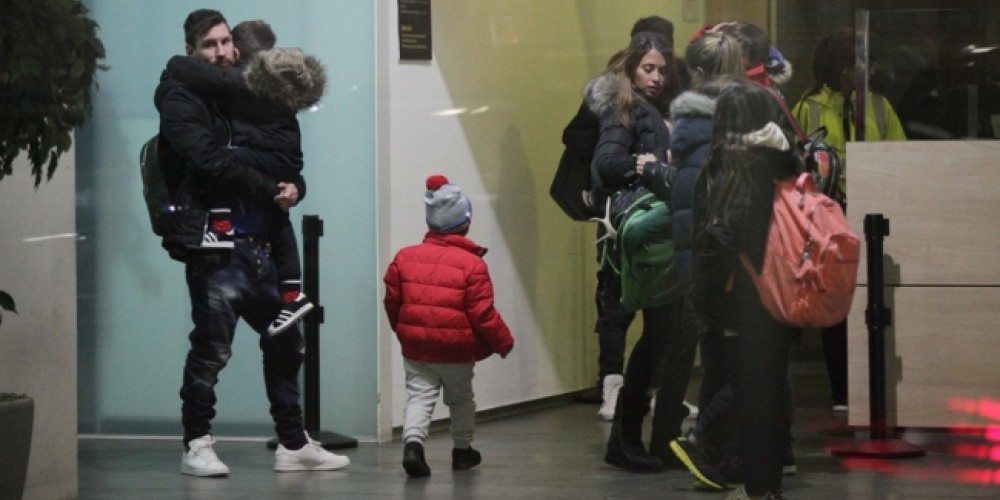 Messi y su familia cambiaron de destino turístico y fueron a conocer a Papá Noel