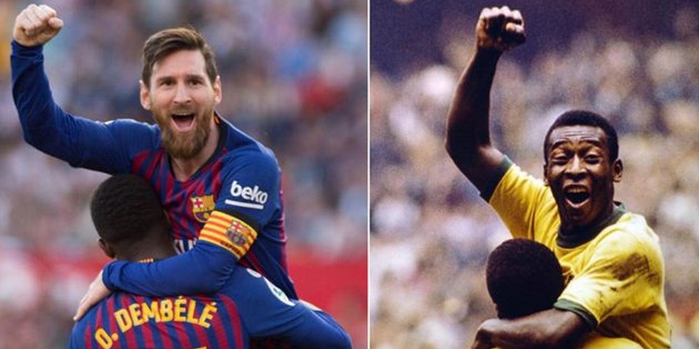 Va por más: El récord de Pelé que quiere quitarle Messi