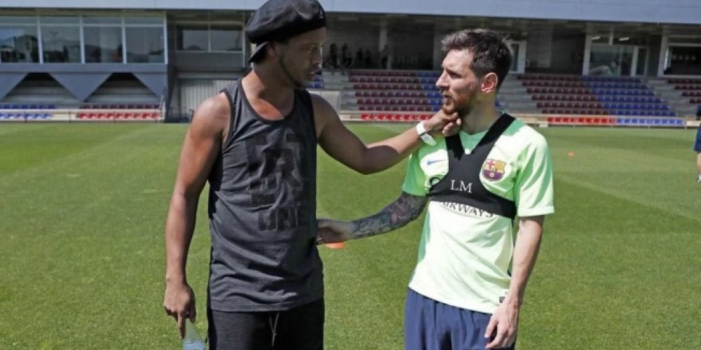 Ronaldinho y una gran excusa para no asistir al casamiento de Messi