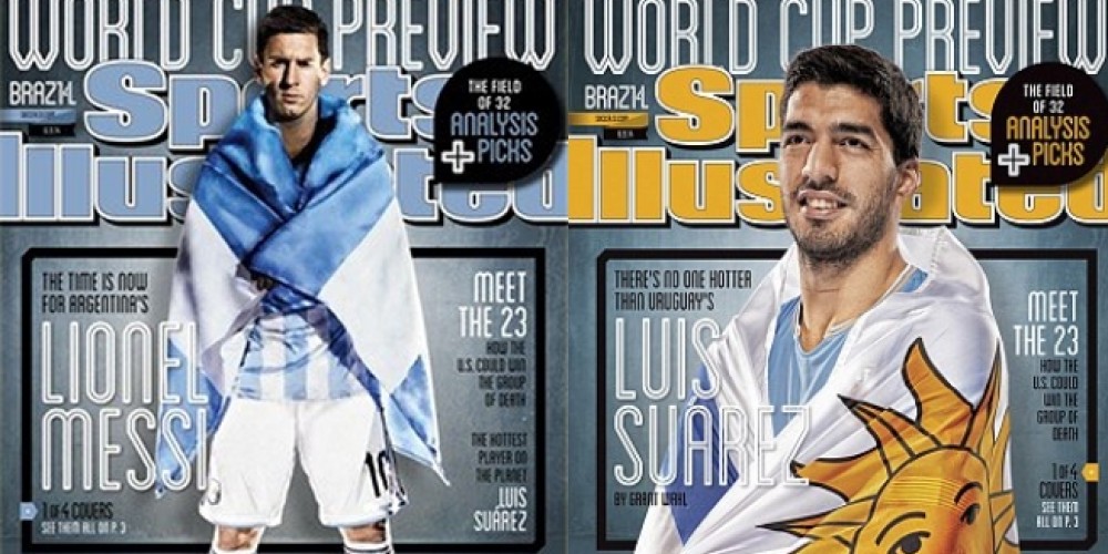 Messi y Su&aacute;rez son tapa de la revista Sports Illustrated