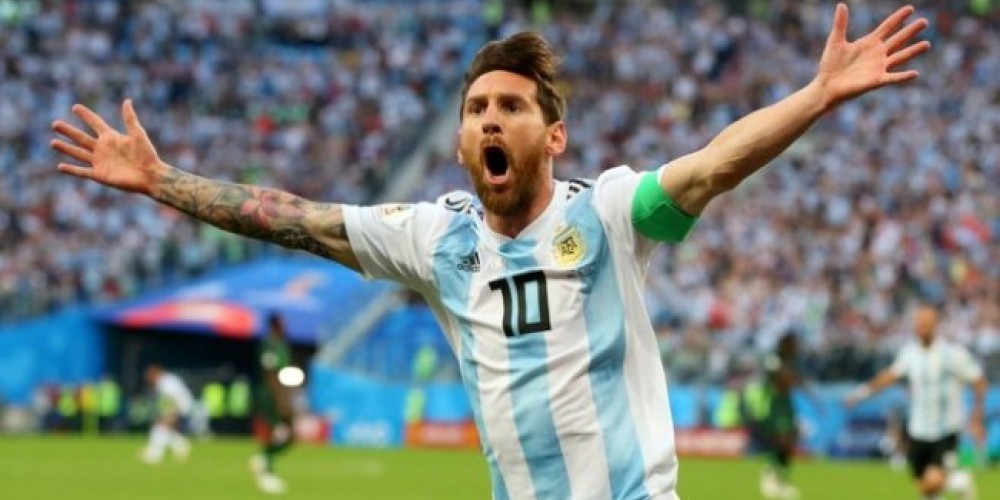 Con el gol ante Nigeria, Messi se uni&oacute; a un selecto grupo de jugadores argentinos