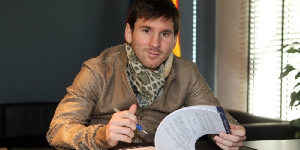 Messi duplicar&iacute;a su contrato actual para mantenerse como el mejor pago del mundo