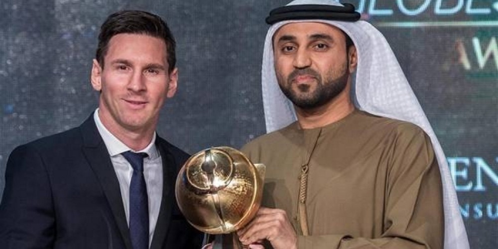 Messi fue elegido en Dubai como el Mejor Futbolista del Año