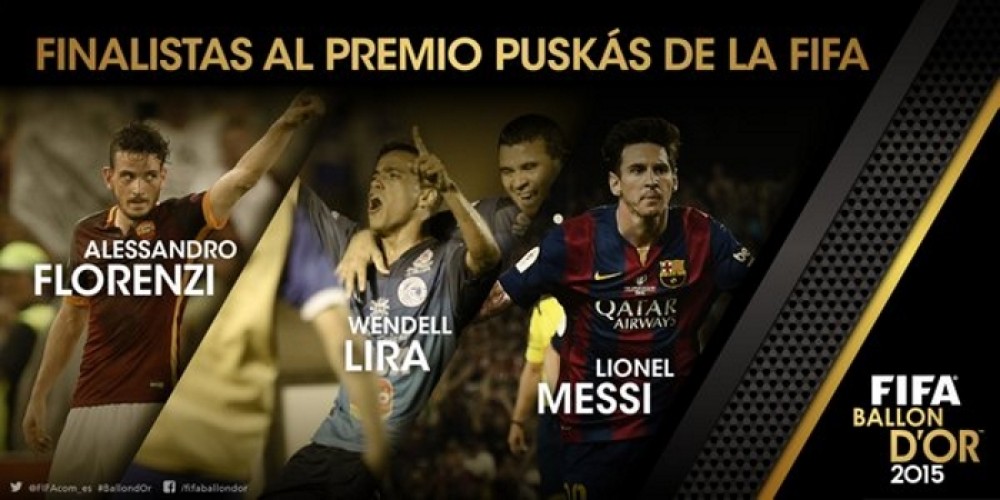 Un gol de Messi, entre los tres nominados finales al Mejor Gol del Año