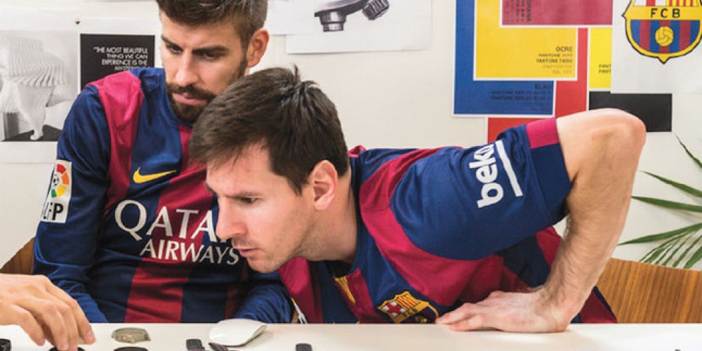 Los jugadores del Barcelona crearon sus propios relojes junto a Maurice Lacroix