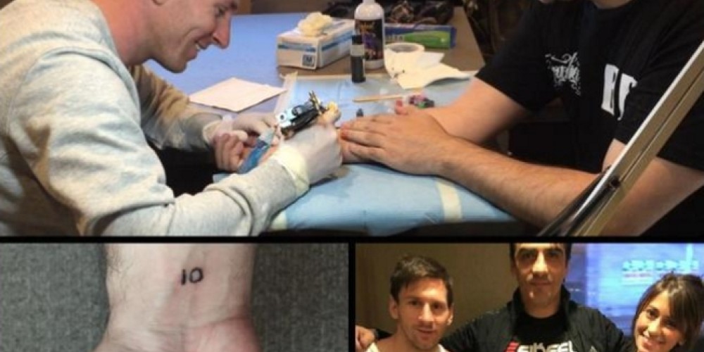Messi ahora tambi&eacute;n es tatuador