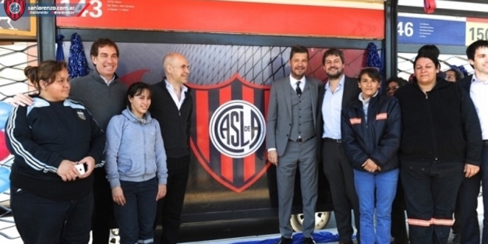 San Lorenzo inaugur&oacute; su parada de Metrobus