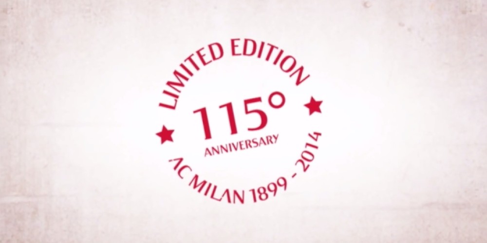 Milan festeja sus 115 años vendiendo 115 camisetas especiales