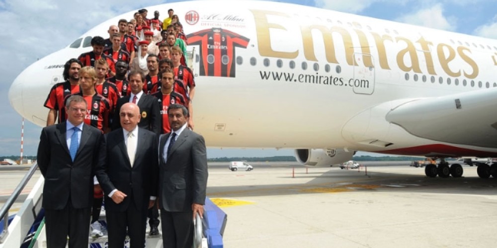 Milan renovó con Emirates: 100 millones de euros por cinco años