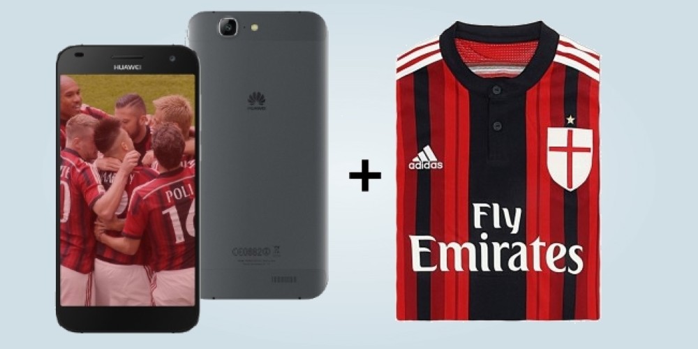 Huawei lanz&oacute; un Smartphone especial con los colores del Milan