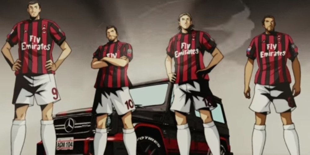 Los jugadores del Milan se convirtieron en “Los Supercampeones” para un video increíble