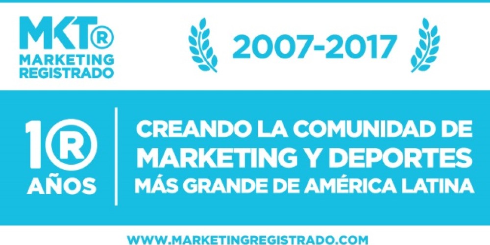 Marketing Registrado cumple 10 a&ntilde;os como la comunidad l&iacute;der del deporte y los negocios