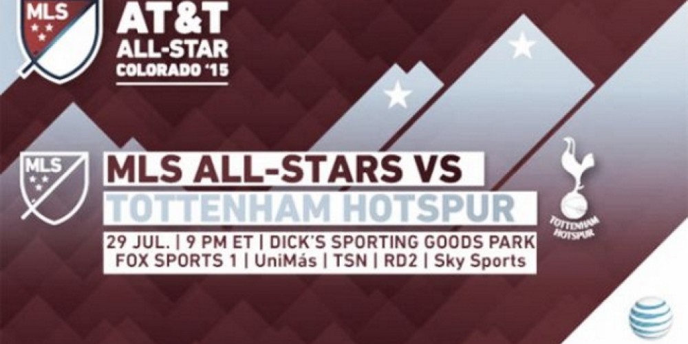 El equipo de las estrellas de la MLS jugará ante el Tottenham