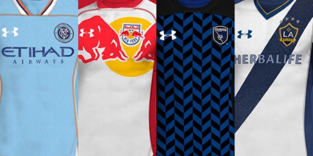 Las camisetas de la MLS redise&ntilde;adas por Under Armour