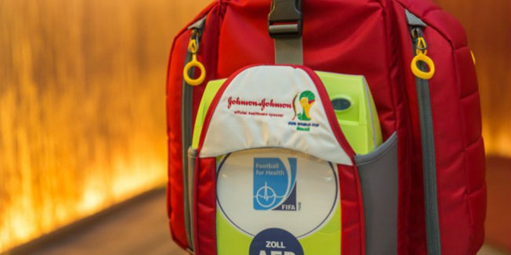 Con Johnson &amp; Johnson, se presentaron las mochilas medicas del Mundial