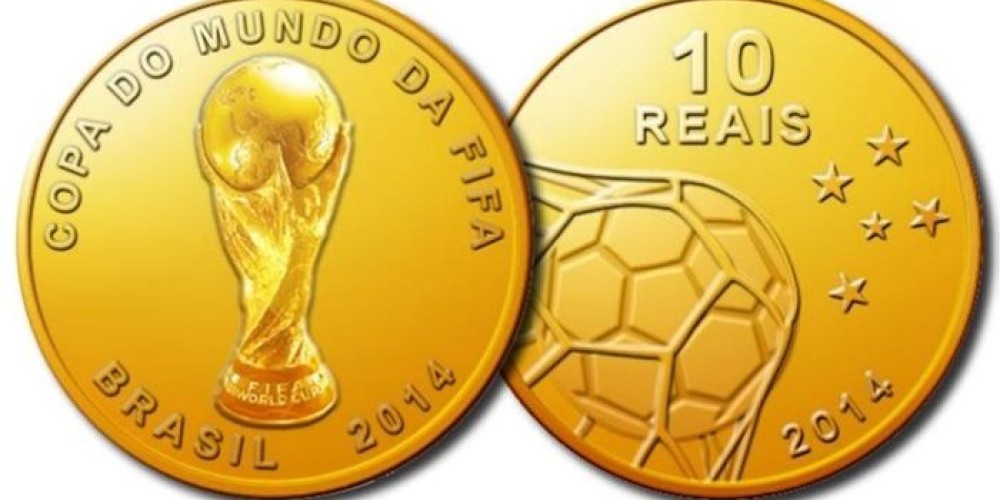 Brasil emitir&aacute; monedas conmemorativas del Mundial