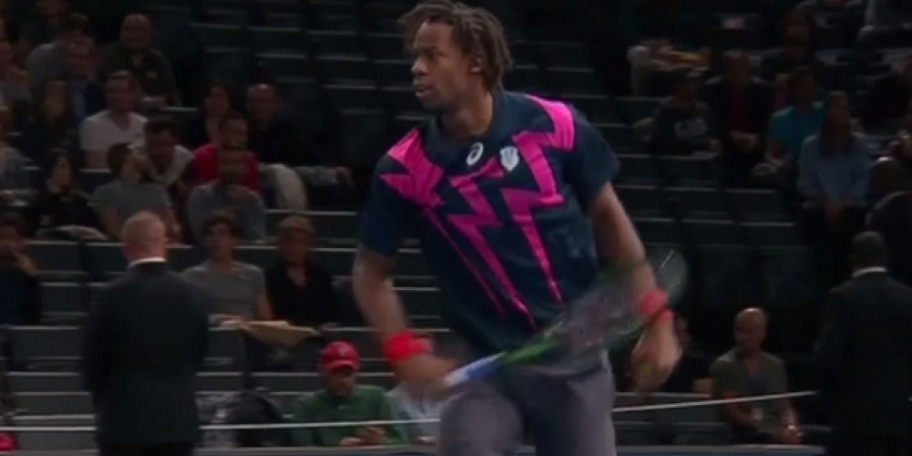 Gael Monfils jugó con la camiseta del Stade Francais