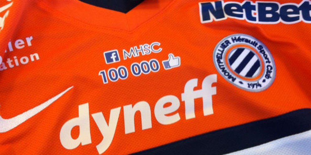 Montpellier festeja sus 100 mil fans en Facebook con camiseta especial