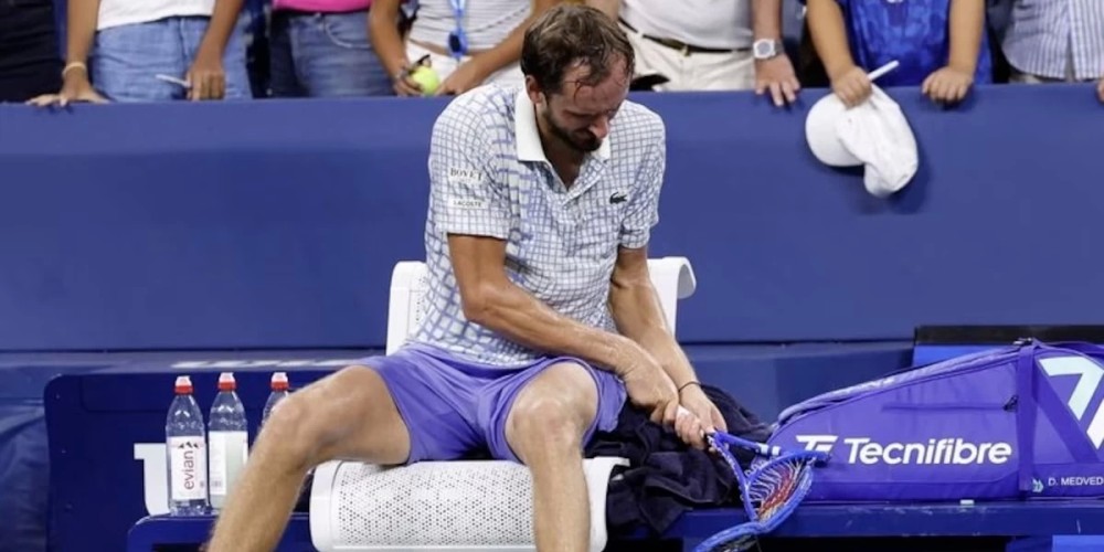 La multa que recibió Medvedev tras el escándalo en su eliminación de US Open