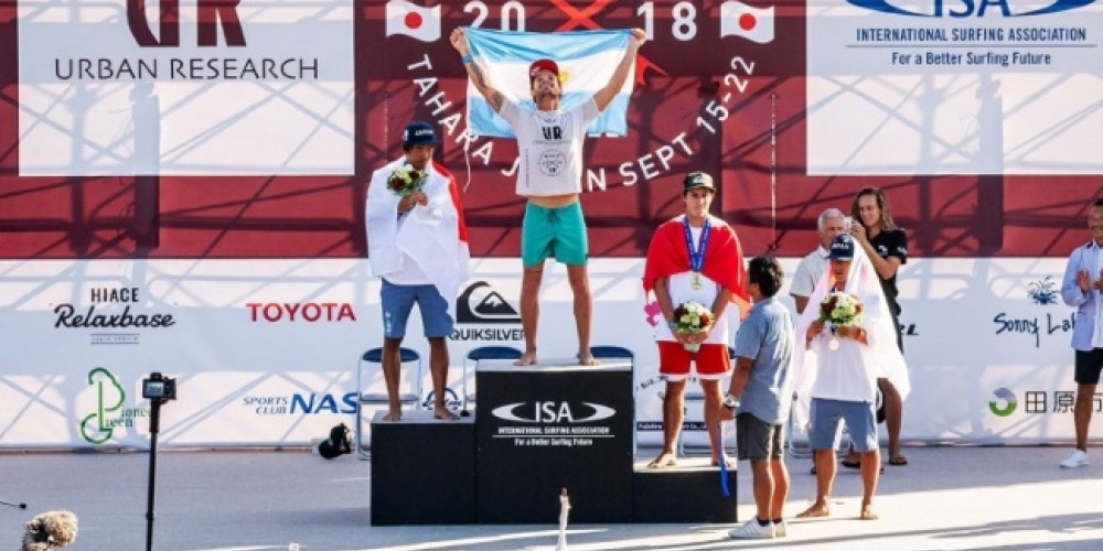 Santiago Mu&ntilde;iz, el surfista de San Lorenzo, fue campe&oacute;n del mundo por segunda vez