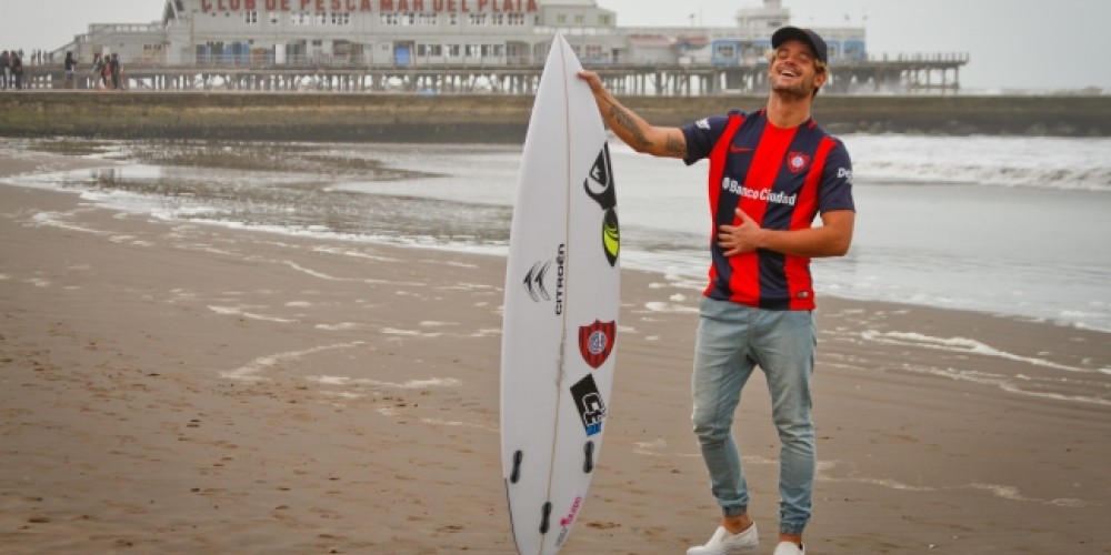El mejor surfista argentino representará a San Lorenzo