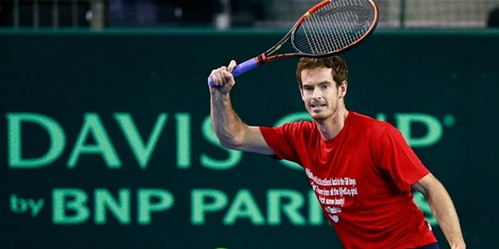 Por cada ace, Andy Murray donar&aacute; 80 d&oacute;lares para los refugiados