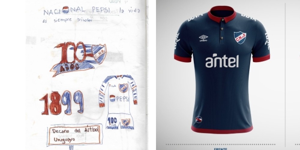 La emotiva historia del hincha de Nacional que diseñó el último uniforme del equipo