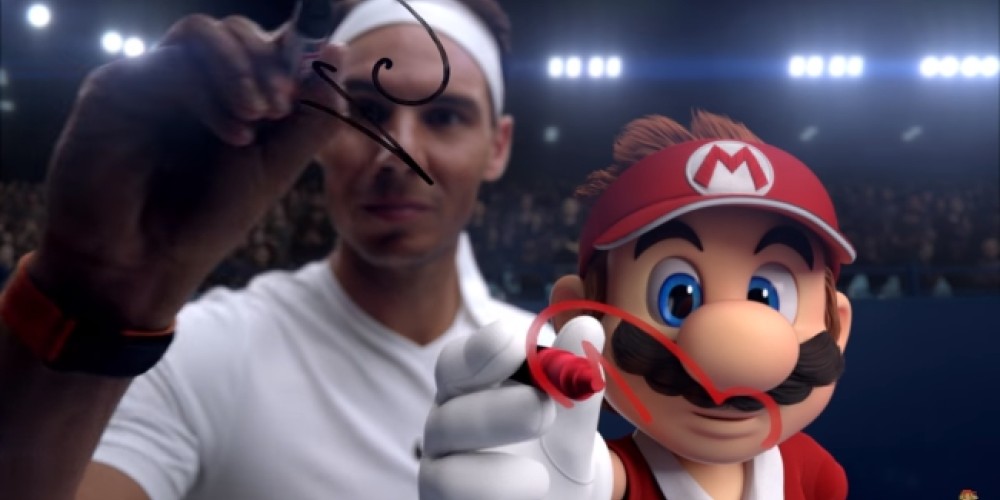 Rafael Nadal desafía a Mario en el nuevo comercial de Nintendo