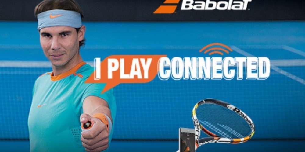 Babolat analiz&oacute; el juego de Nadal con su raqueta inteligente