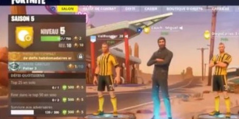 El Nantes presentó a su nuevo refuerzo a través del Fortnite