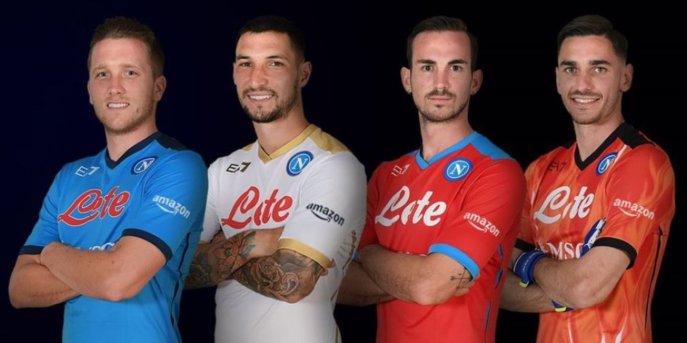 Napoli anunció a Amazon como sponsor para su nueva camiseta