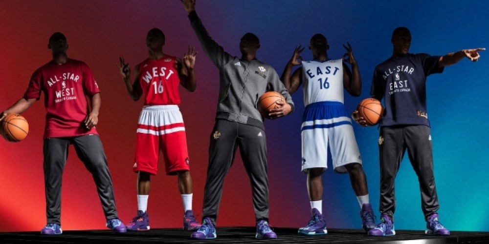 adidas presentó los uniformes del All Star Game de la NBA, que tendrán publicidad