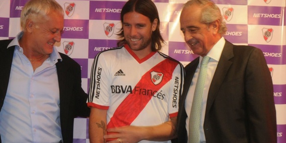 River Plate present&oacute; a Netshoes como nuevo patrocinador