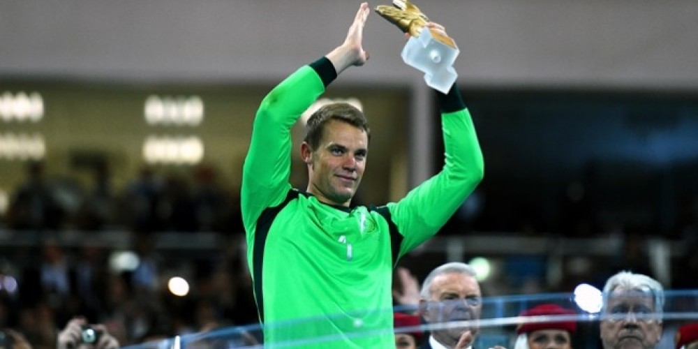 Neuer, el Guante de Oro de adidas de Brasil 2014