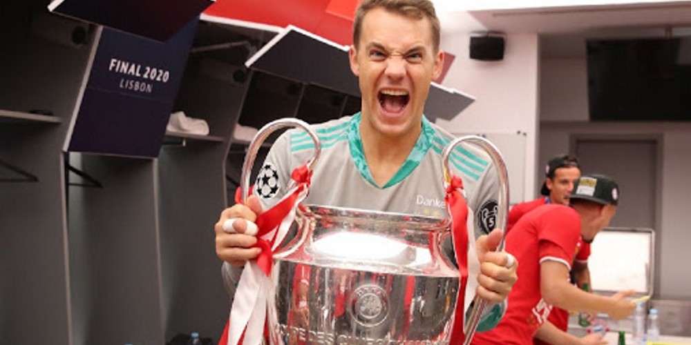 Neuer entró en la historia como el primer arquero en ganar dos tripletes