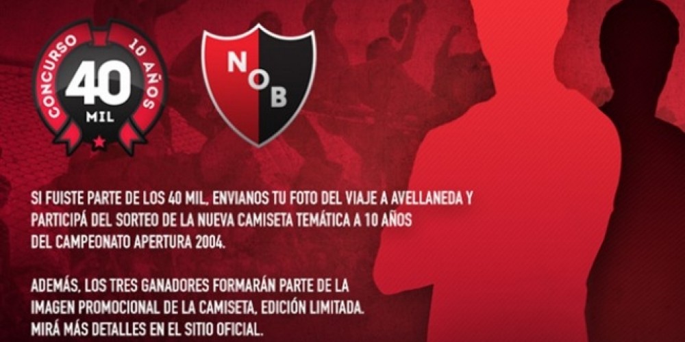 Newell’s lanzó un concurso para ganarse su camiseta especial “40 mil”