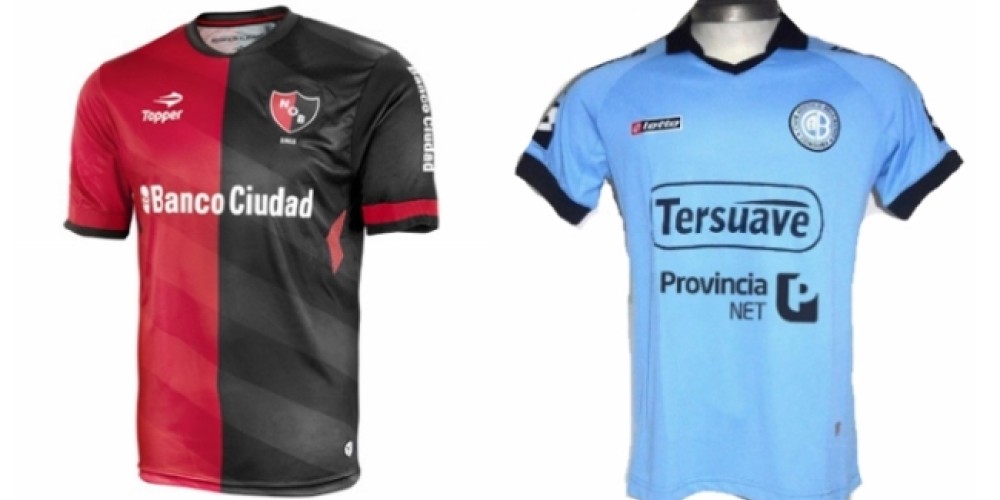 Newell's y Belgrano, dos equipos del Interior con patrocinadores bonaerenses
